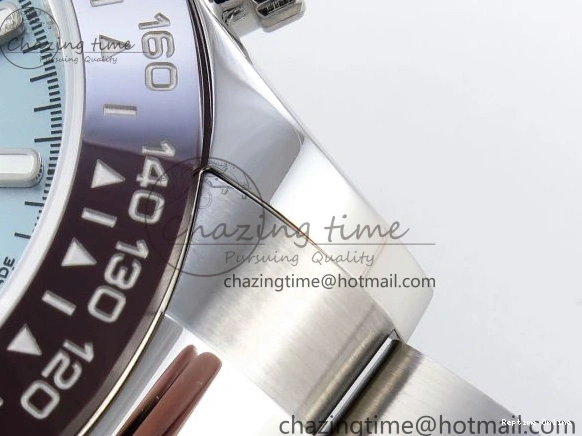 0418 TimelessDesign DAYTONA 116506 SS OMF BEST EDITION ICE BLUE DIAL ON SS BRACELET A7750 (SLIM MOVEMENT) 1811